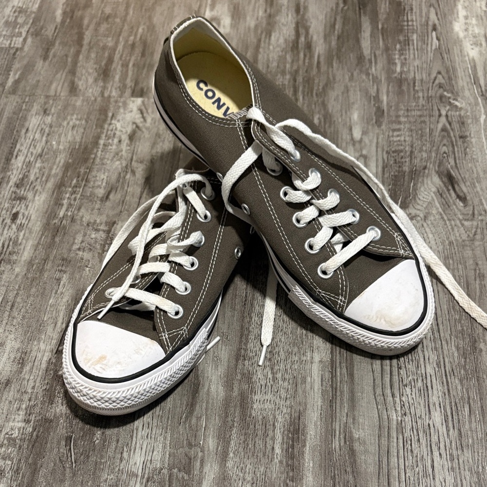Converse Charcoal Canvas Sneakers